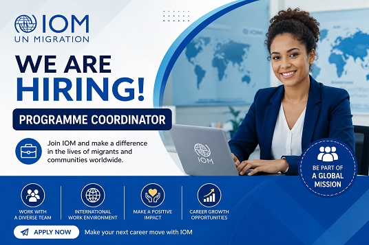 Programme Coordinator – IOM